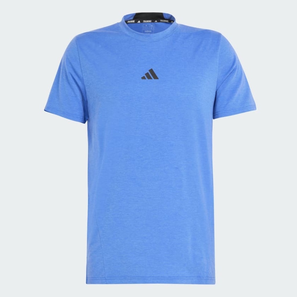 Sz M Adidas Men's Blue Performance t Shirt with adidas logo - Picture 3 of 13